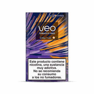 Sticks VEO Indigo Twist Arándanos con cápsula de maracuyá para glo
