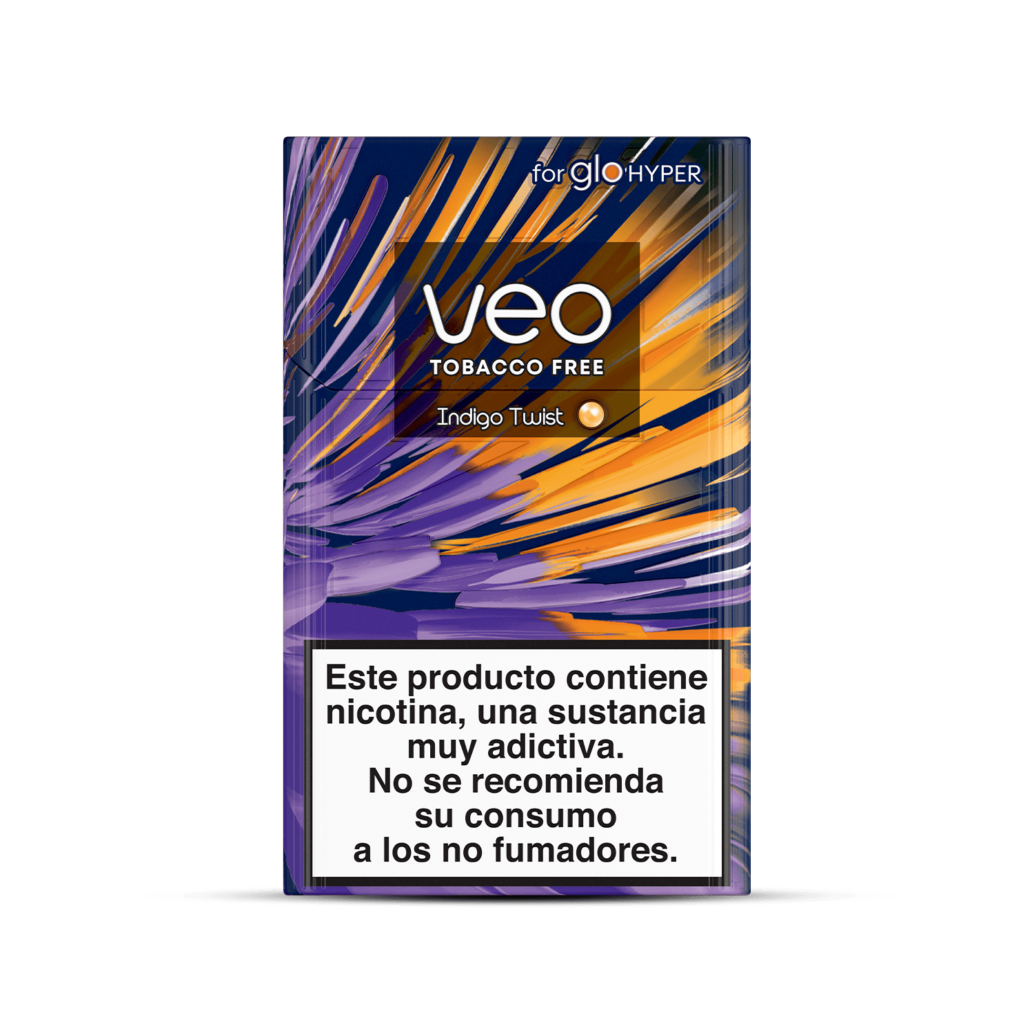 Sticks VEO Indigo Twist Arándanos con cápsula de maracuyá para glo