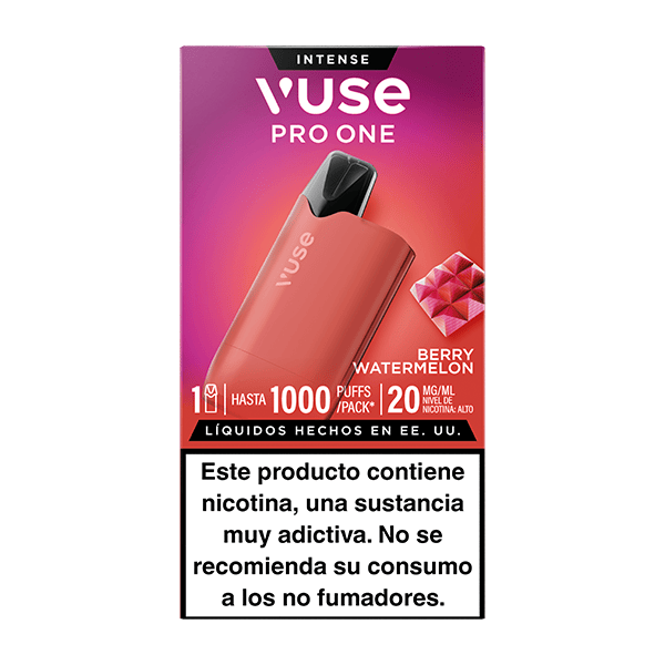 Vuse Pro One Box Frutos Rojos y Sandía 20mg vista frontal