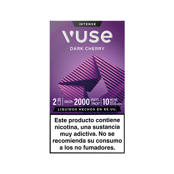 Vuse Pods Dark Cherry 10mg vista frontal