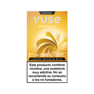 Vuse Pods Banana Ice 20mg vista frontal
