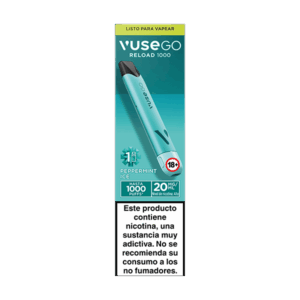 Vuse Go Reload 1000 Menta Ice 20mg vista frontal