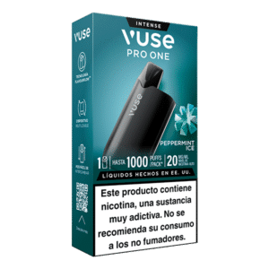 Vuse Pro One Box Menta Ice 20mg lateral izquierdo