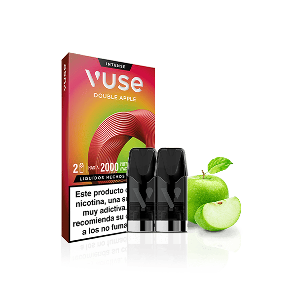 Vuse Pods Doble Manzana 20mg - pack 2 recargas para Vuse Pro y Go Reload
