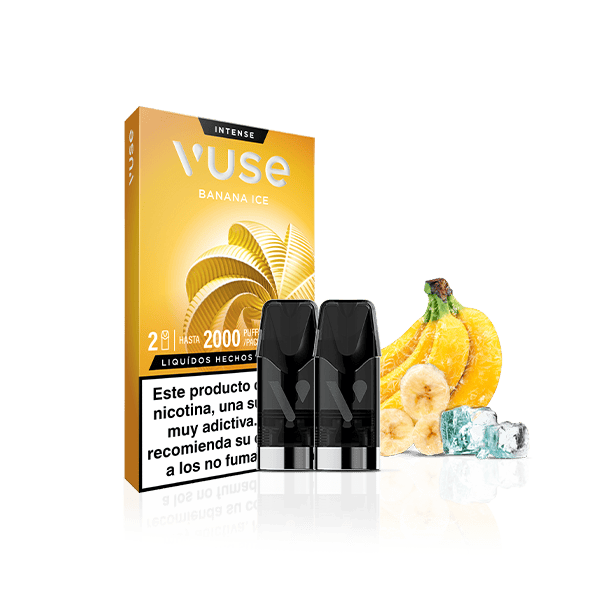 Vuse Pods Banana Ice 20mg - pack 2 recargas para Vuse Pro y Go Reload