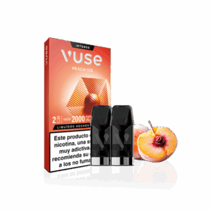 Vuse Pods Melocotón Ice 20mg - pack 2 recargas para Vuse Pro y Go Reload