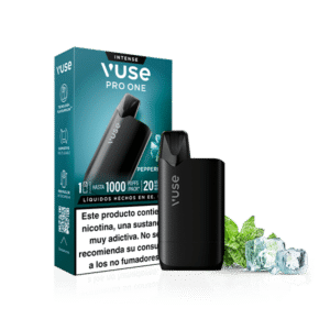 Vuse Pro One Box Menta Ice 20mg - kit vaper recargable con dispositivo y pod incluido