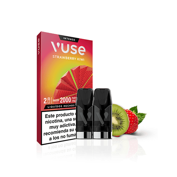 Vuse Pods Fresa y Kiwi 20mg - pack 2 recargas para Vuse Pro y Go Reload