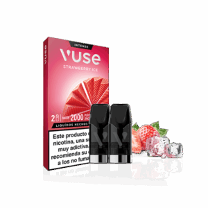 Vuse Pods Fresa Ice 20mg - pack 2 recargas para Vuse Pro y Go Reload
