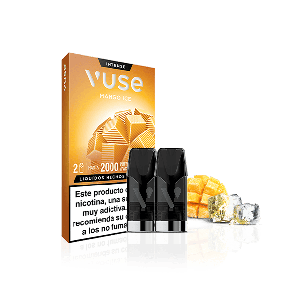 Vuse Pods Mango Ice 20mg - pack 2 recargas para Vuse Pro y Go Reload