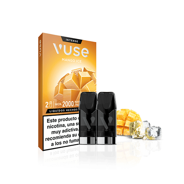 Vuse Pods Mango Ice 10mg - pack 2 recargas para Vuse Pro y Go Reload