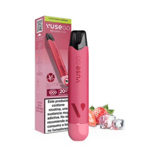 Vuse Go Reload 1000 Fresa Ice 20mg - vaper pen recargable con recarga incluida