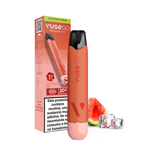 Vuse Go Reload 1000 Sandía Ice 20mg - vaper pen recargable con recarga incluida