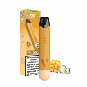 Vuse Go Reload 1000 Mango Ice 20mg - vaper pen recargable con recarga incluida