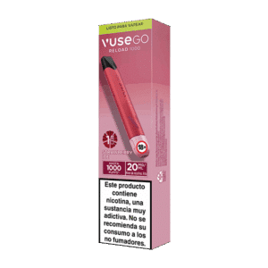 Vuse Go Reload 1000 Fresa Ice 20mg lateral derecho