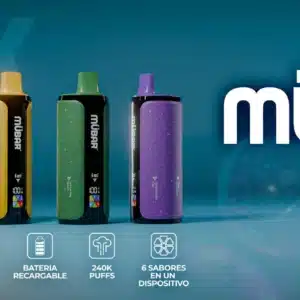 MUBAR 6EN1 240K 240.000 caladas pantalla LED batería recargable