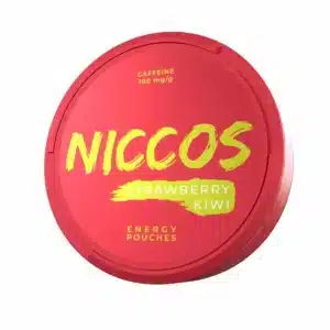 NICCOS Energy Pouches Strawberry Kiwi cafeína sin nicotina