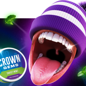 Crown Gems Sweet Mint bolsitas de nicotina sin tabaco