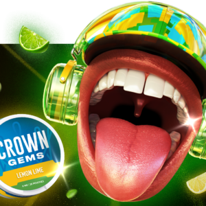 Crown Gems Lemon Lime bolsitas de nicotina sin tabaco
