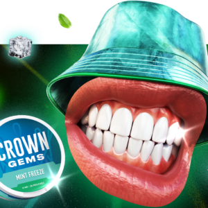 Crown Gems Mint Freeze bolsitas de nicotina sin tabaco