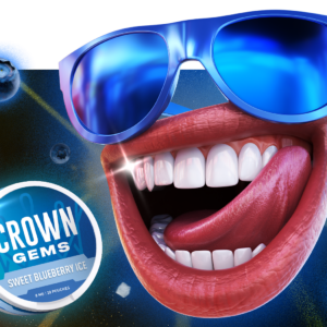 Crown Gems Sweet Blueberry Ice bolsitas de nicotina sin tabaco